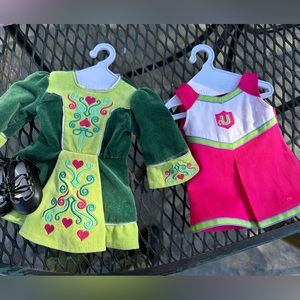 American Girl Dance and Cheer outfits